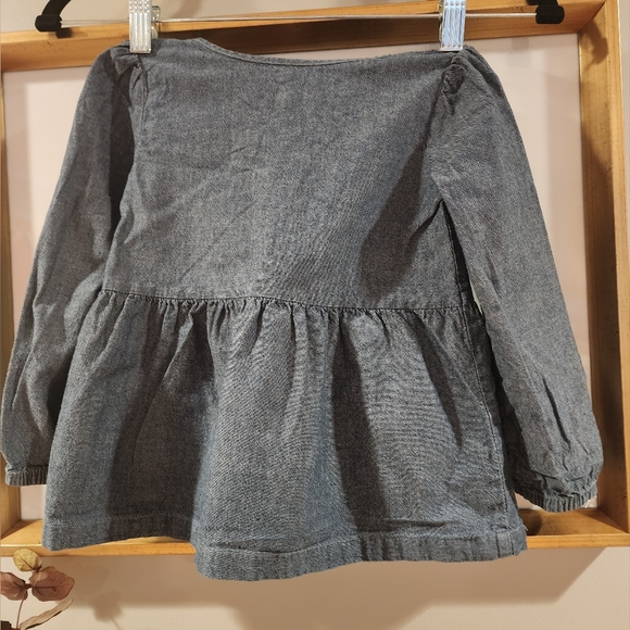 3T Simple Joy's Denim Long Sleeve Top - Picture 4 of 7